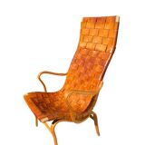 Cognac leather Eva chair by Bruno Mathsson