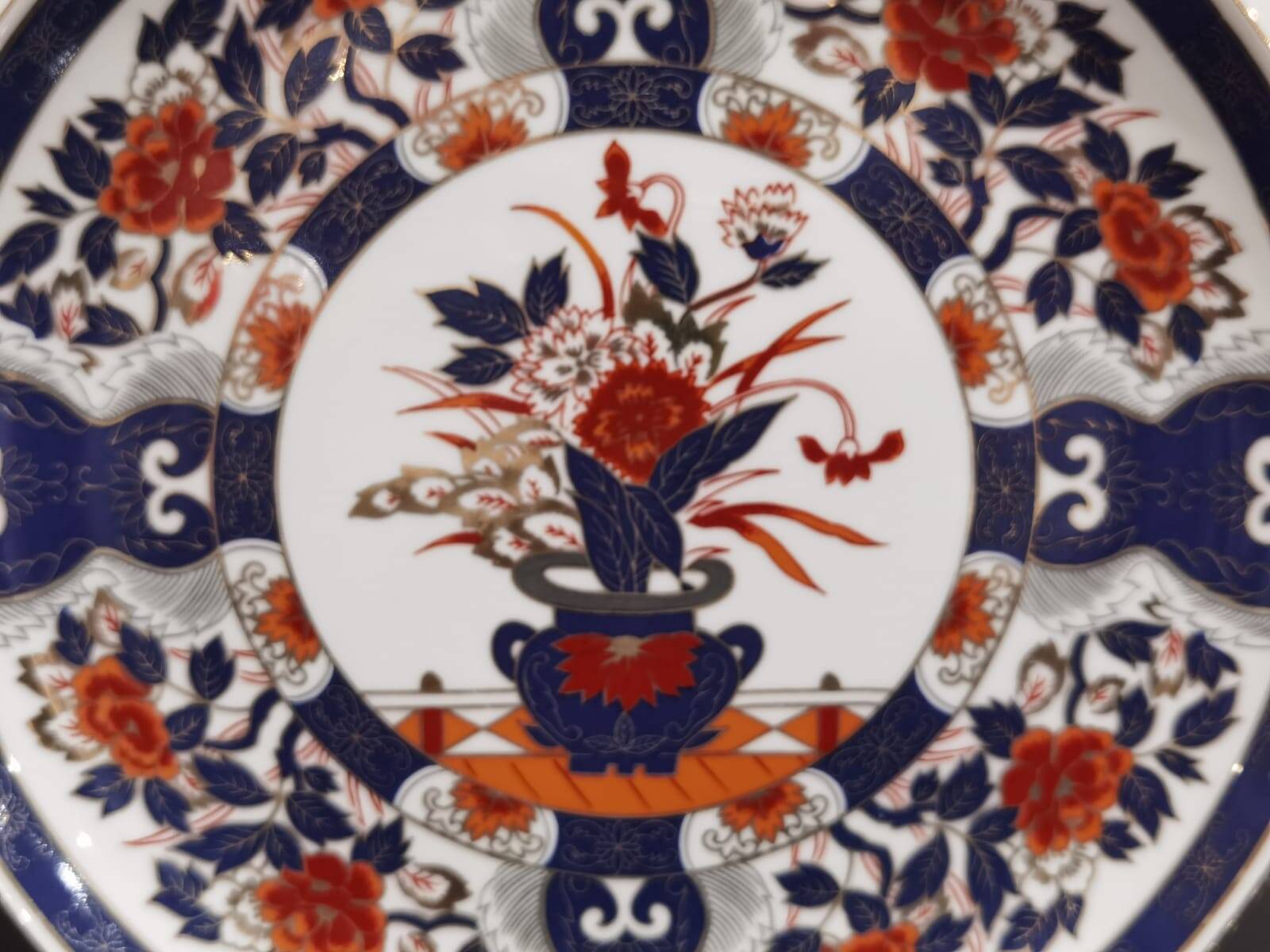 Japanese Porcelain Plate with gilding