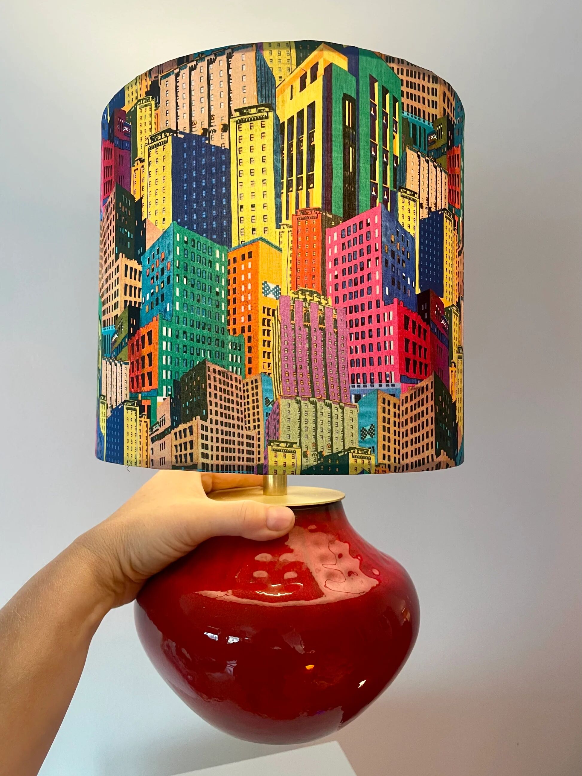Wireless vase lamp - Bückeburg ceramic - ball lamp | 36 cm