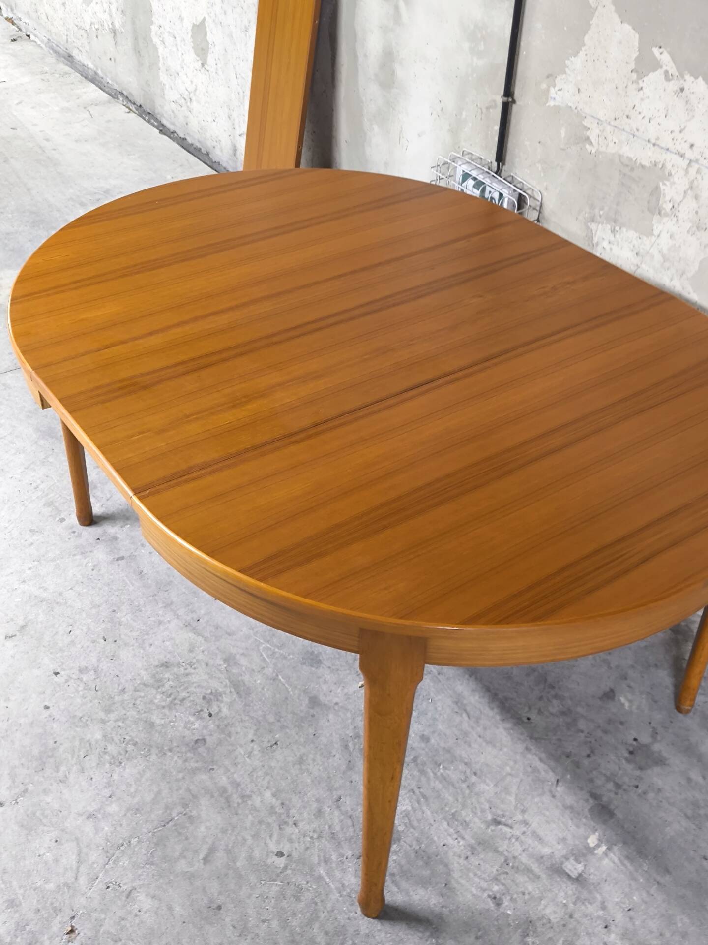 Vintage teak Scandinavian table from the 1960s.