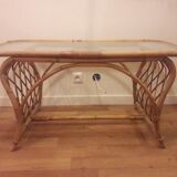 Rattan coffee table