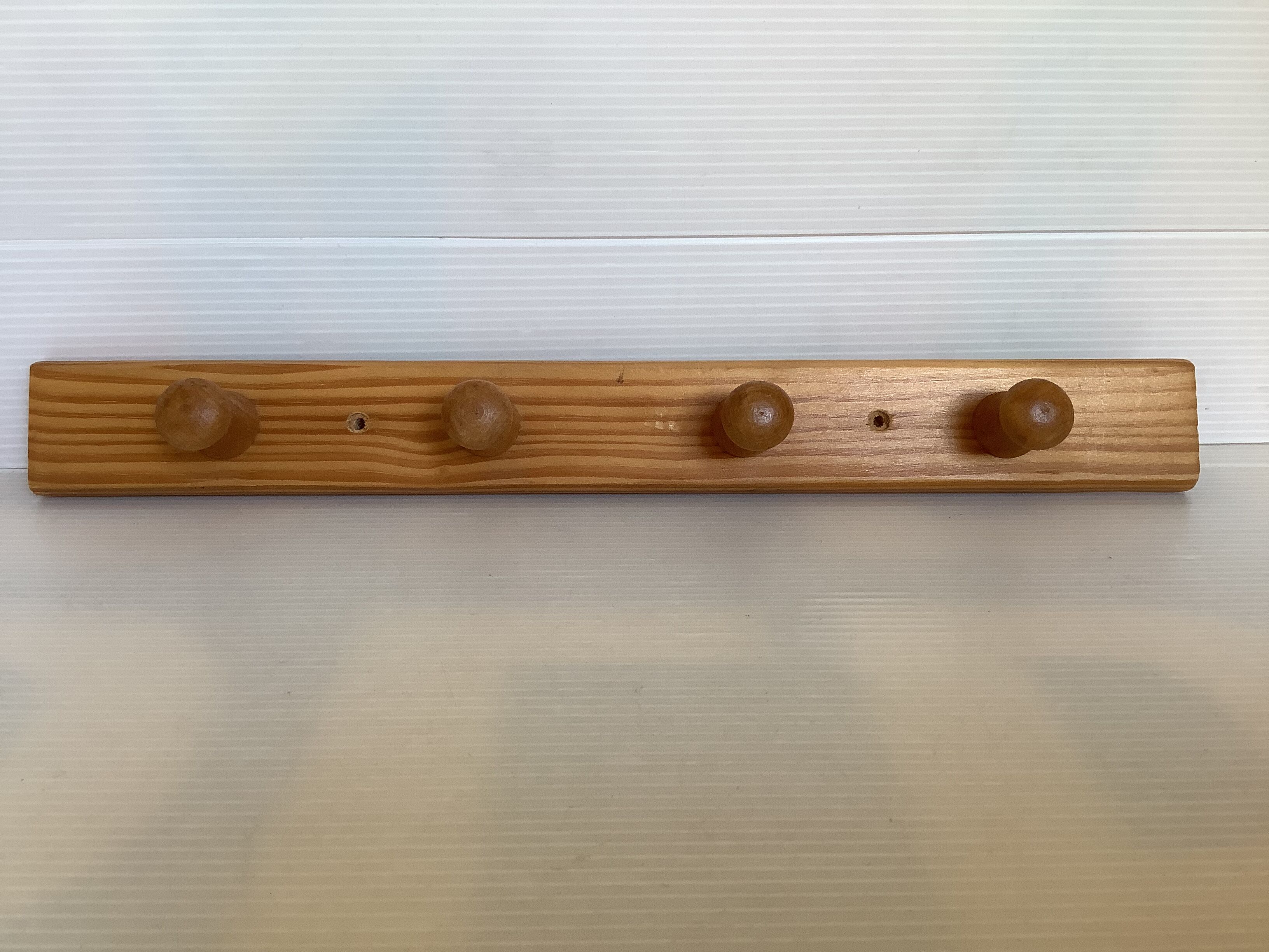 Dish towel rack Scandinavian pine coat rack