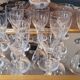 10 60's stemmed glasses