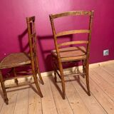 Paire de chaises art nouveau