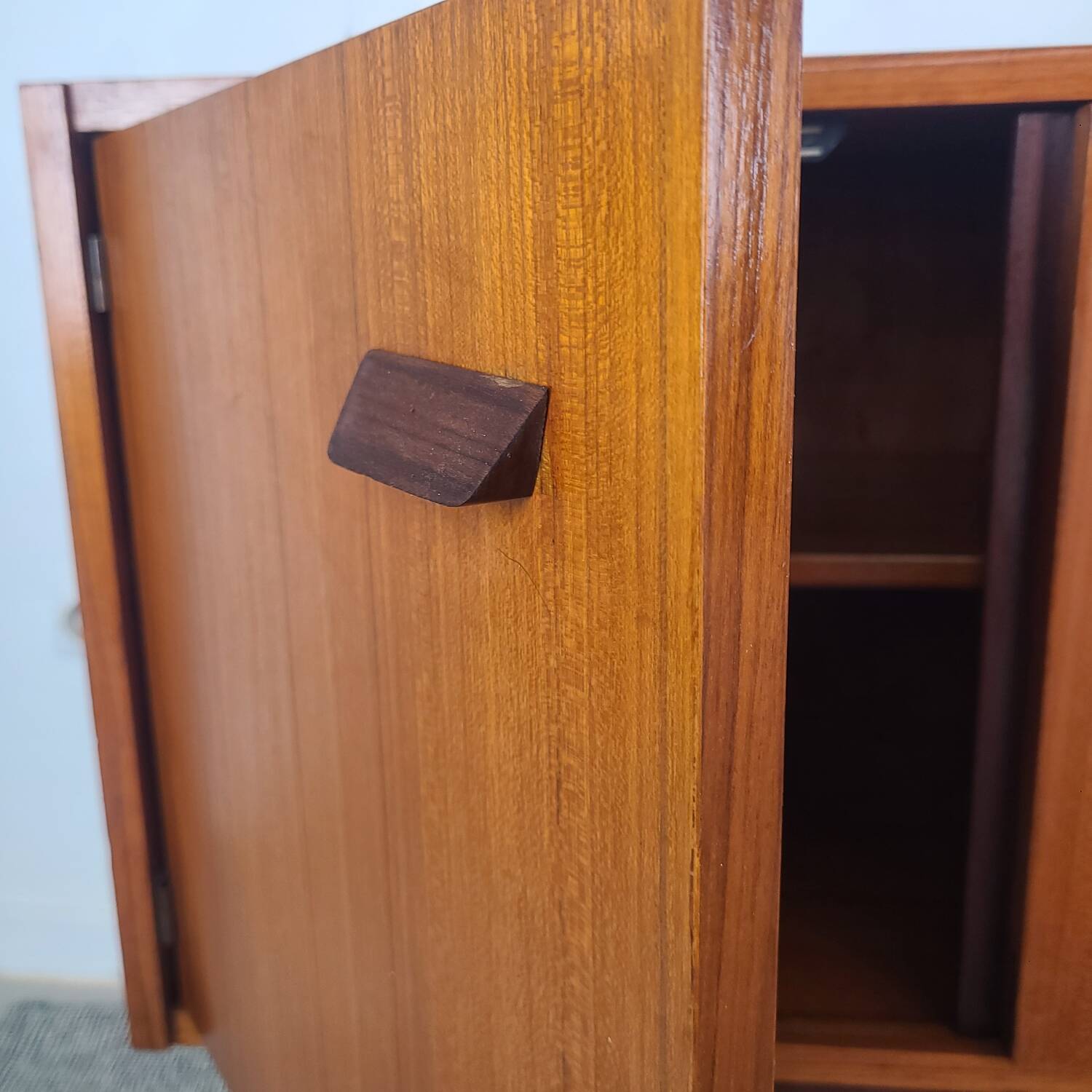 Scandinavian teak enfilade, Danish design, 1960s vintage.