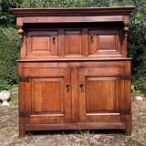 Old 18th century 2-part solid oak dresser