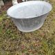 Old zinc basin