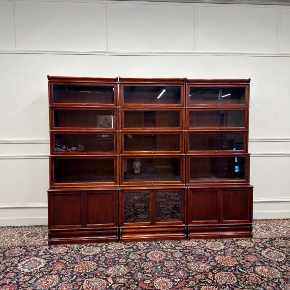 Classic English Globe Wernicke Style Bookcase