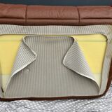 100% originele vintage Cognac lederen Togo Ligne Roset 2zit