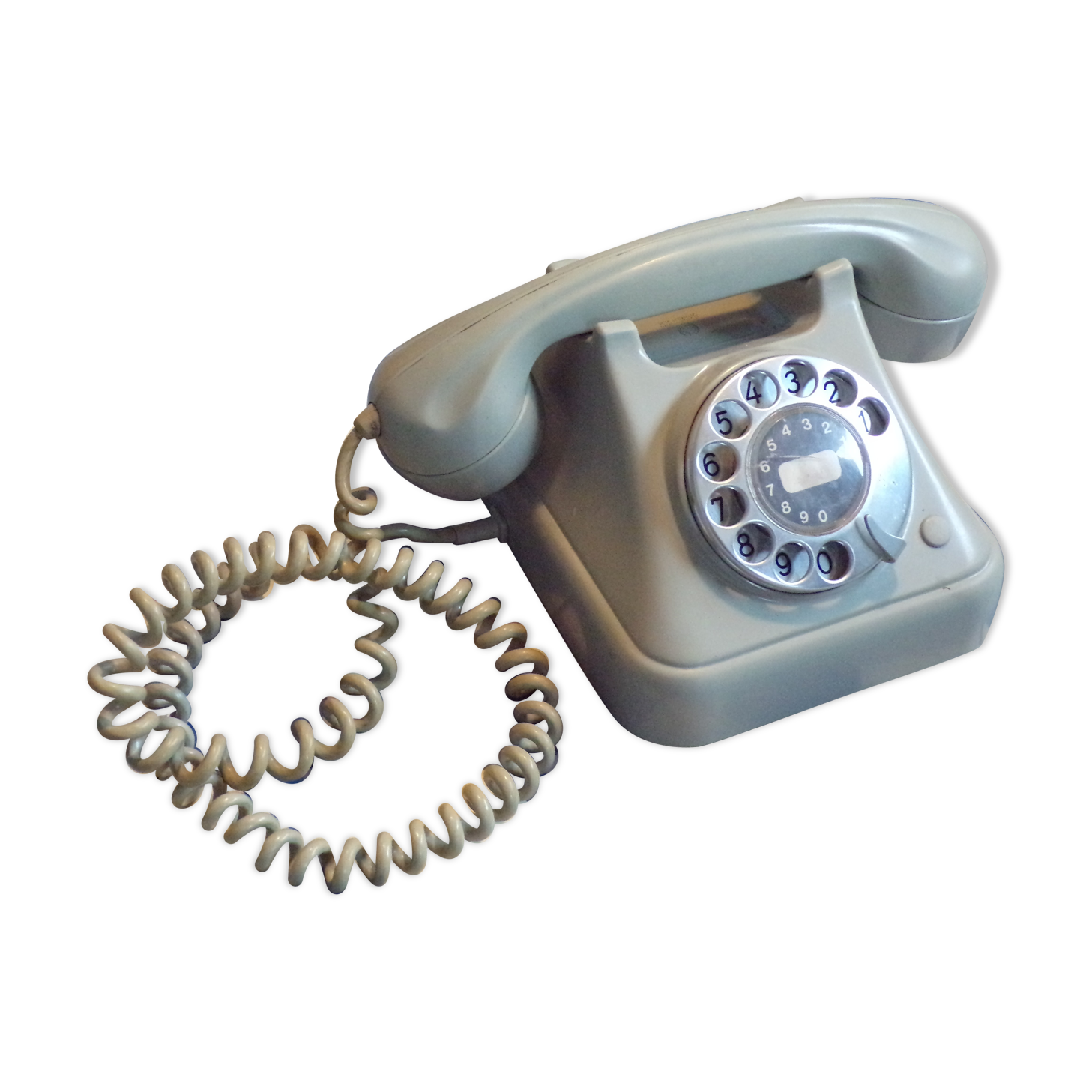 Swiss vintage dial phone in Bakelite