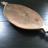 Plat en bois forme ananas