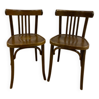 Paire de chaises de bistrot