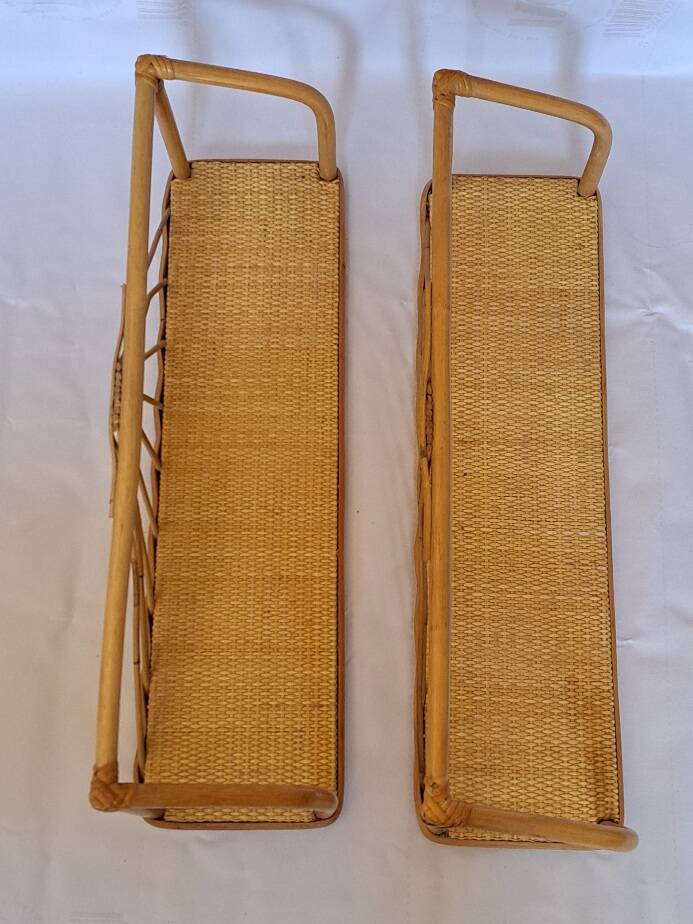 Pair of wall shelves