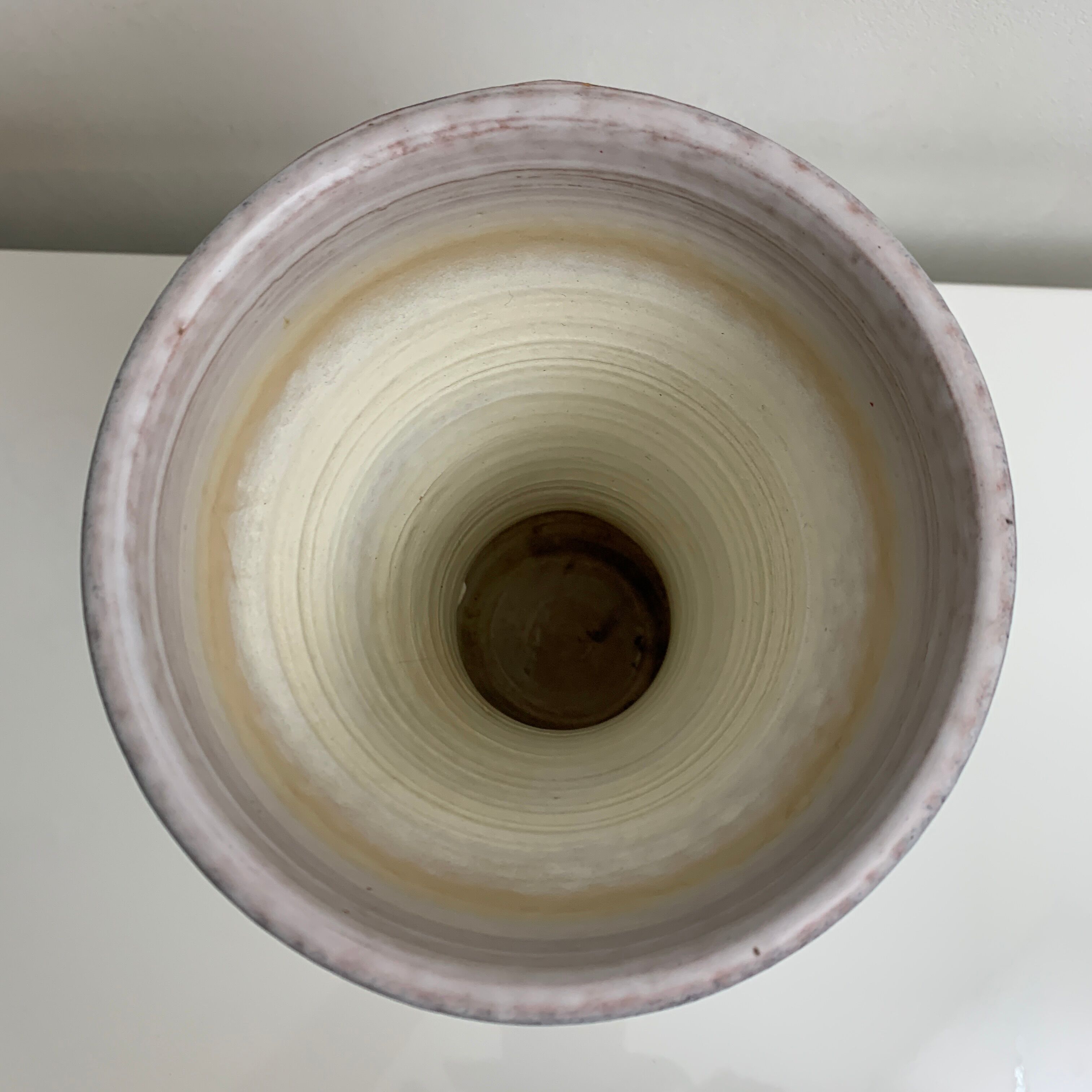 Vintage ceramic vase by Jean Austruy 27 cms