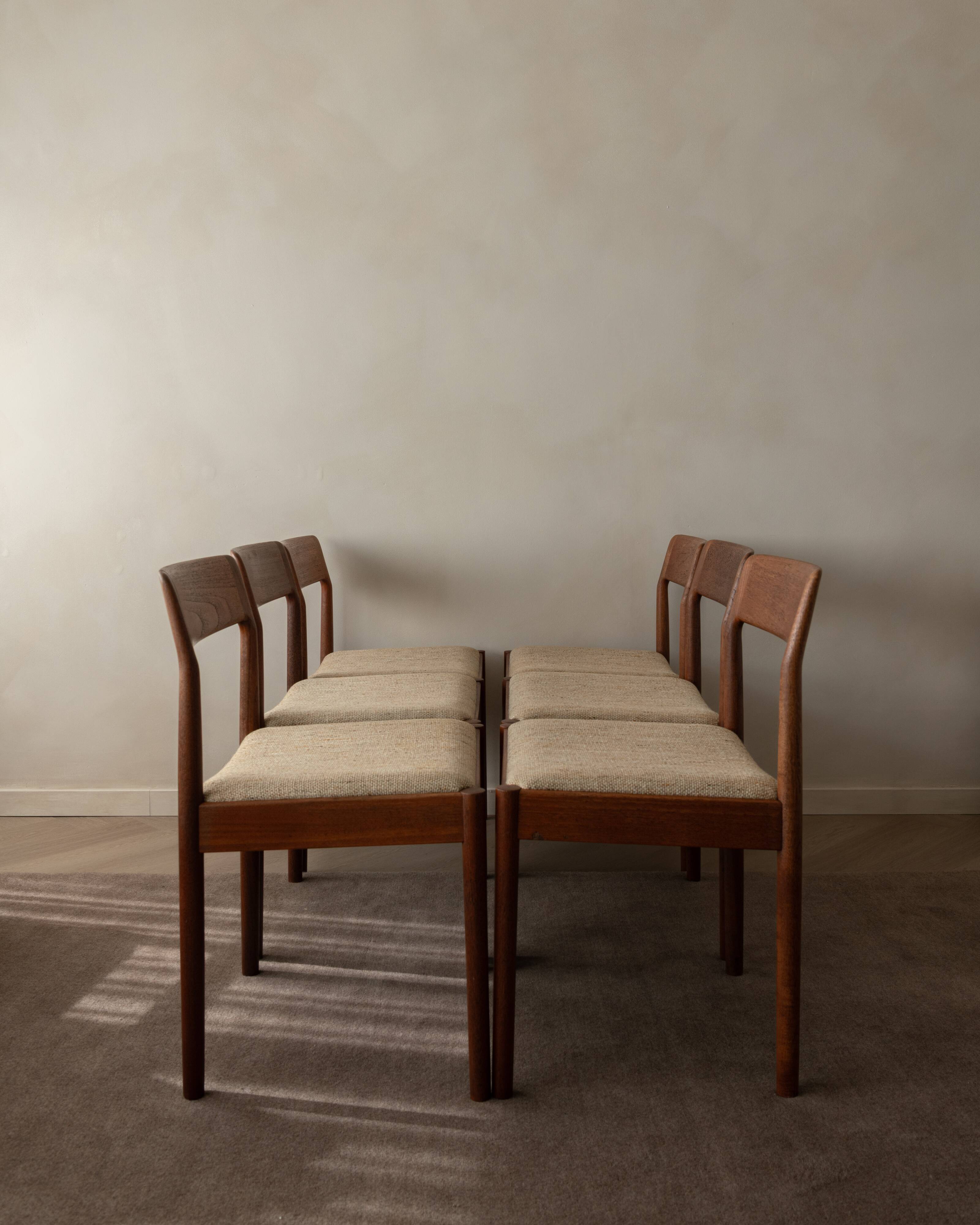 Vintage Dining Chairs by Johannes Nørgaard for Nørgaard Møbelfabrik