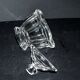 Baccarat Harcourt Missouri Flat Ribbed Crystal Sugar Bowl - Defect