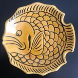 Fish Service set of 6 zoomorphic fish plates Vallauris