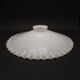 Opaline white glass pendant lampshade with scalloped edge 256