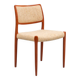 Chaise de salle à manger modèle 80 de Niels Möller, années 1960