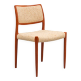 Chaise de salle à manger modèle 80 de Niels Möller, années 1960