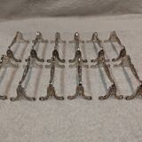 12 silver-plated knife holders Christofle Marie Antoinette LXVI