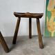 Pair of Le Selou tripod shepherd's stools