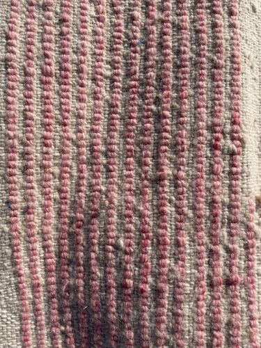 Tapis berbere moderne rose en laine 205x300 cm
