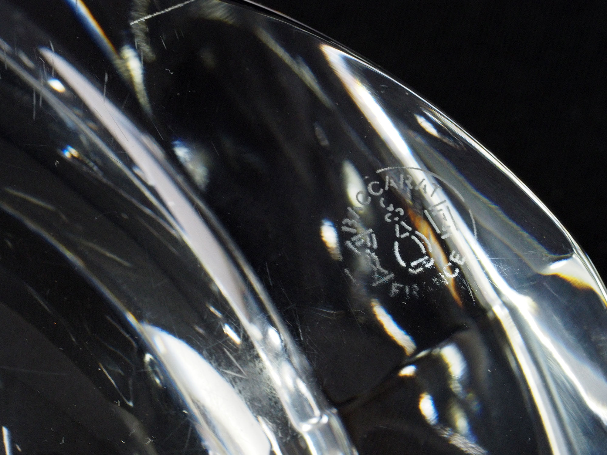 Baccarat Crystal Pipe Rest Holder Stand