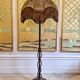 Rare and exquisite bronze floor lamp with intertwined snakes, early 1900s.