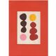 Abstract collage on paper signed eawy
