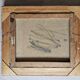 Tableau ancien le long chemin