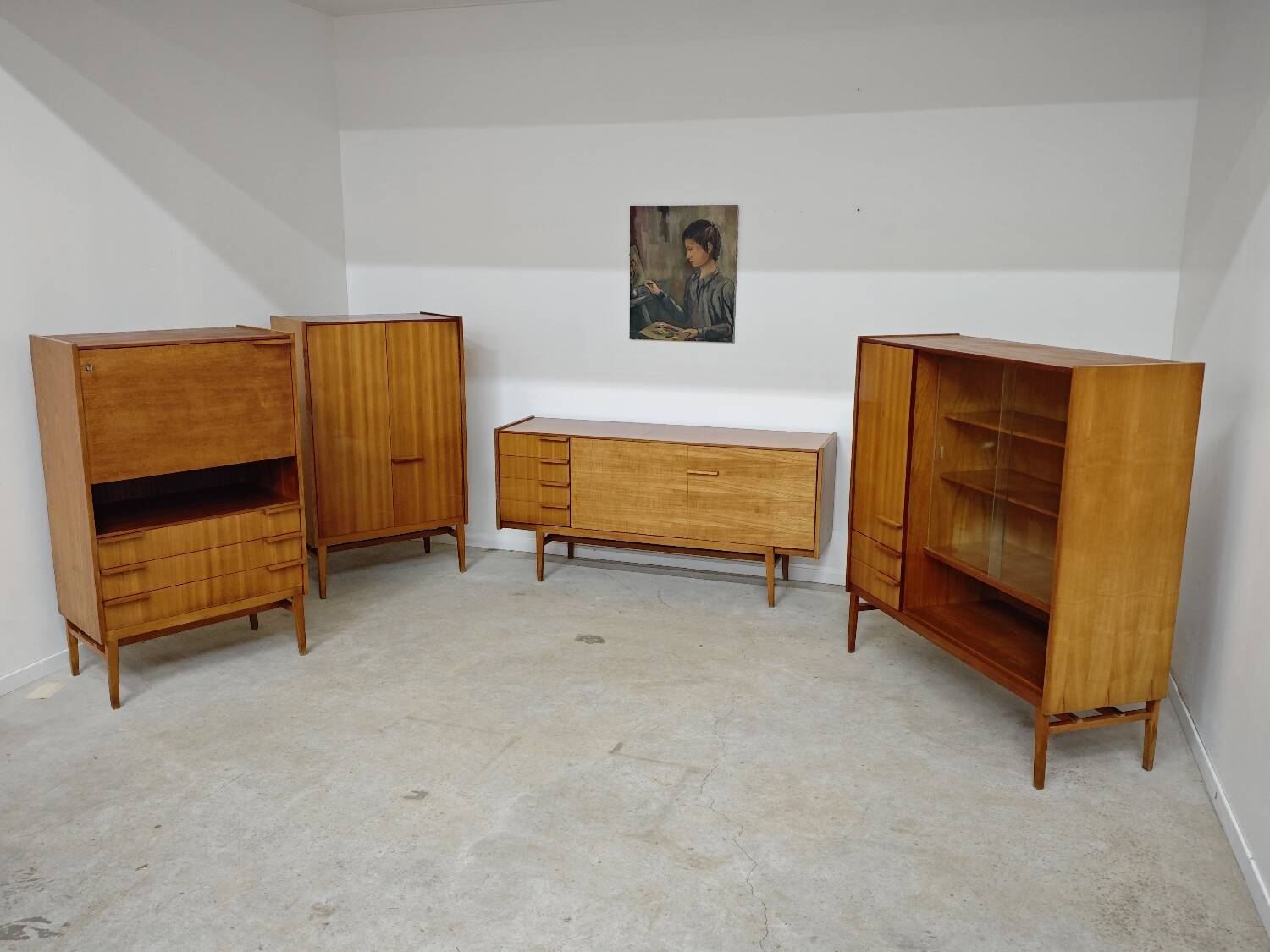 High buffet dresser by Frantisek Mezulanik for Up Zavody 1960