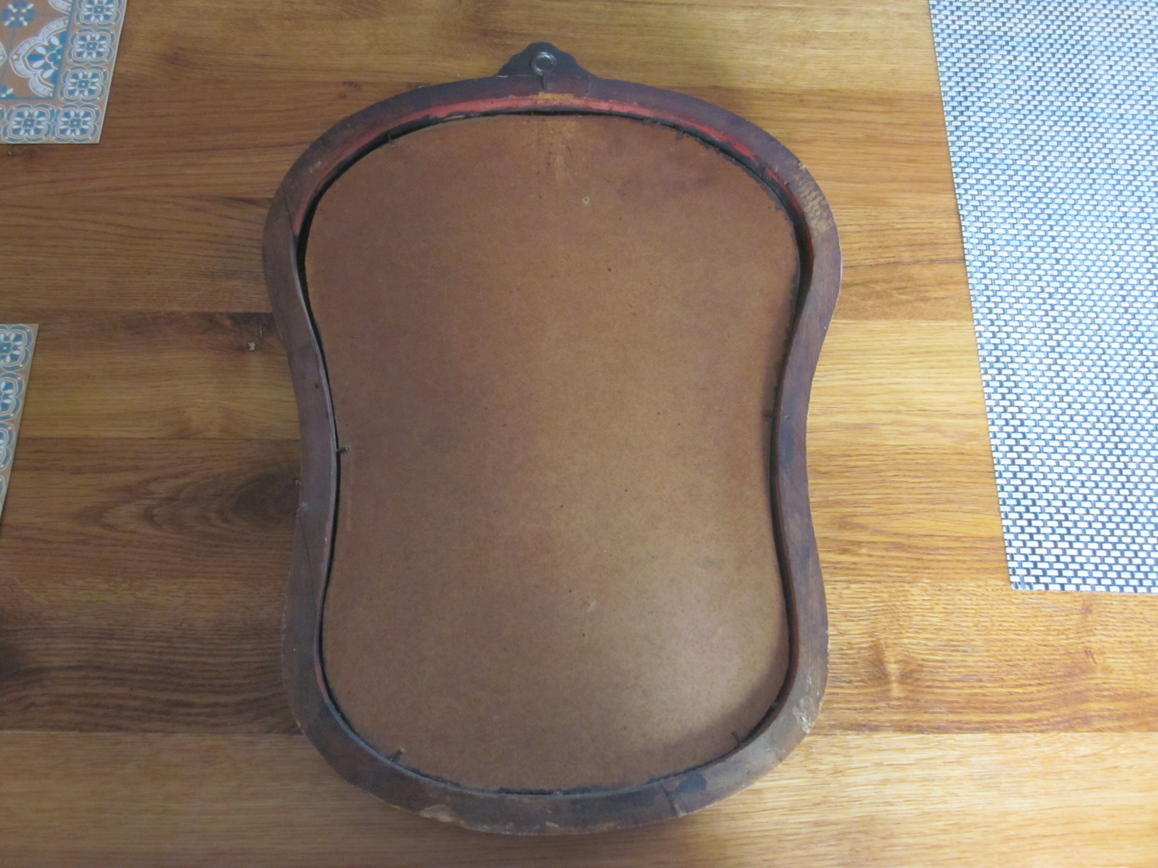 Old mirror in wood and stucco dorè