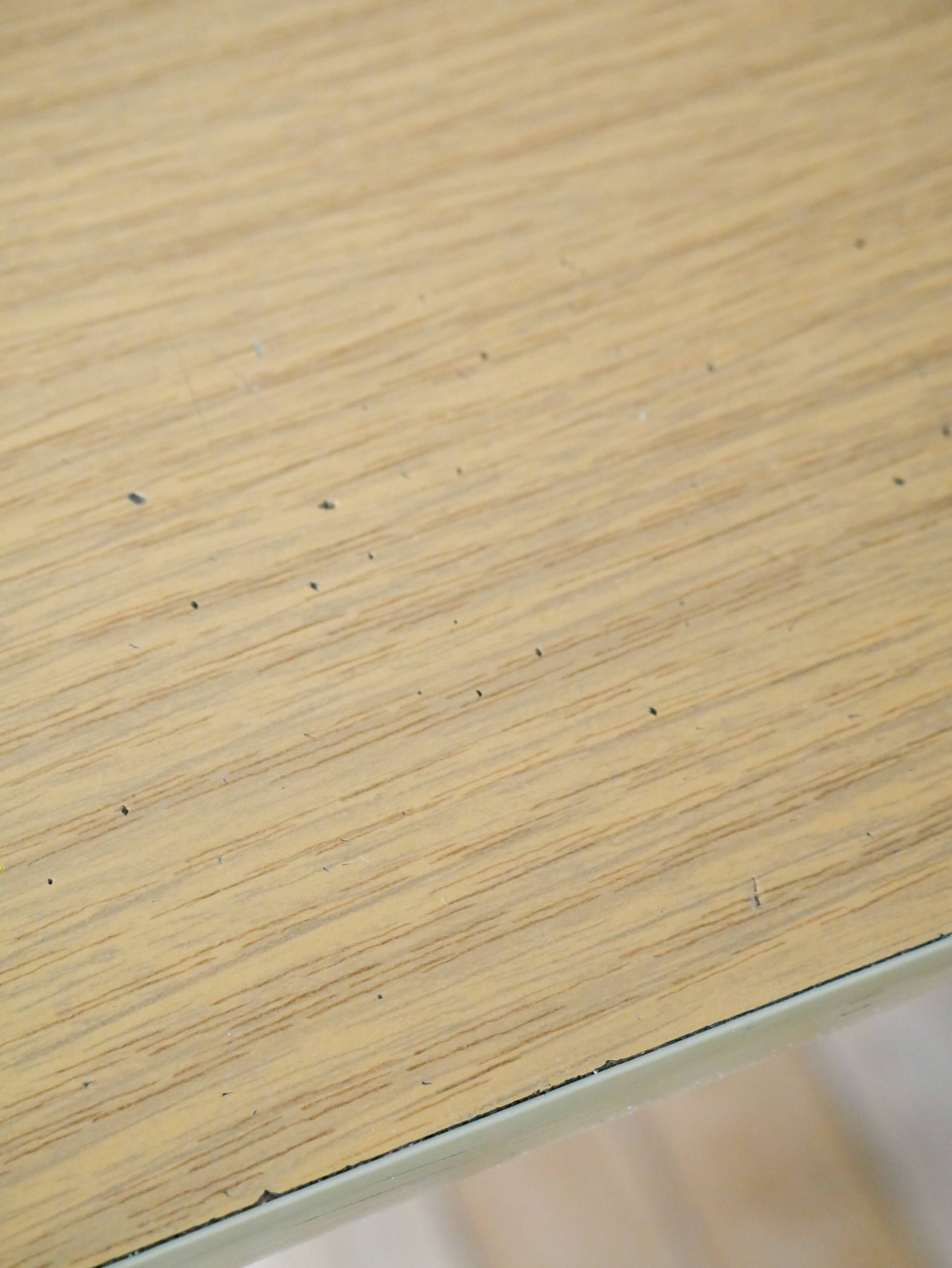 Formica, beech and black metal desk, Modernist Design, 1960