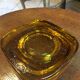 Old glass ashtray