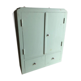 Patinated medicine cabinet