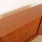 Vintage highboard | Wall cabinet | Teak | 154 cm