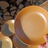 Deep stoneware plate