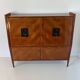 Italian Mahogany Secretaire Cabinet, 1950s