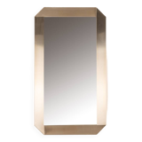 Vintage 70's wall mirror designed by gaetano Scolari for valenti