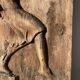 Door in low relief dancer style art deco 1930 wooden