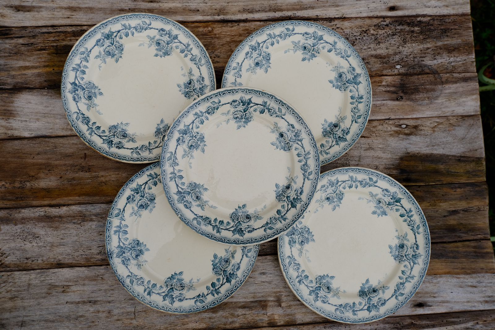 Blue iron earth plates