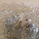 Round ceiling lamp in bubbled glass vintage 60s-70s