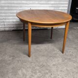 Vintage teak Scandinavian table from the 1960s by Johannes Andersen.