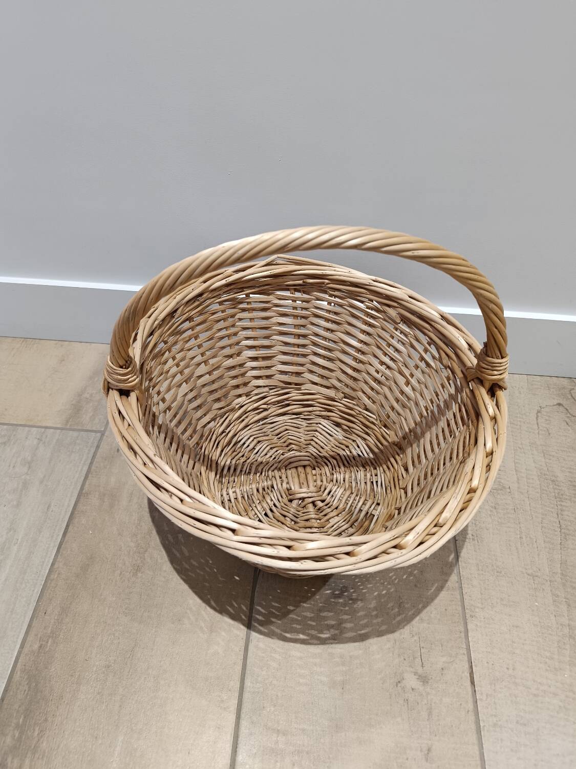 Vintage wicker basket