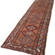 Handwoven one-of-a-kind anatolian purple runner rug 91 cm x 375 cm
