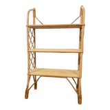 Rattan shelf