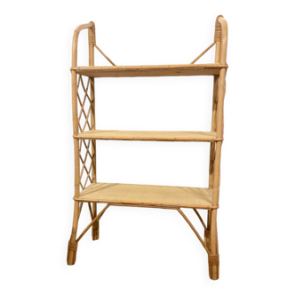 Rattan shelf