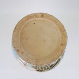 Large ceramic vase with floral pattern