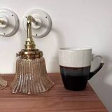 Pair of gold tulip wall sconces